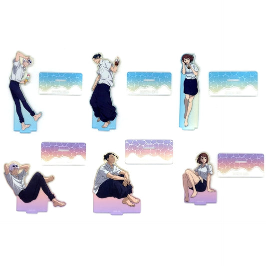 Jujutsu Kaisen Satoru Gojo & Others All 6 Types Set Sega Lucky Kuji Time of Midday, Time of Twilight Acrylic Stand Prize D Acrylic Stands [USED]