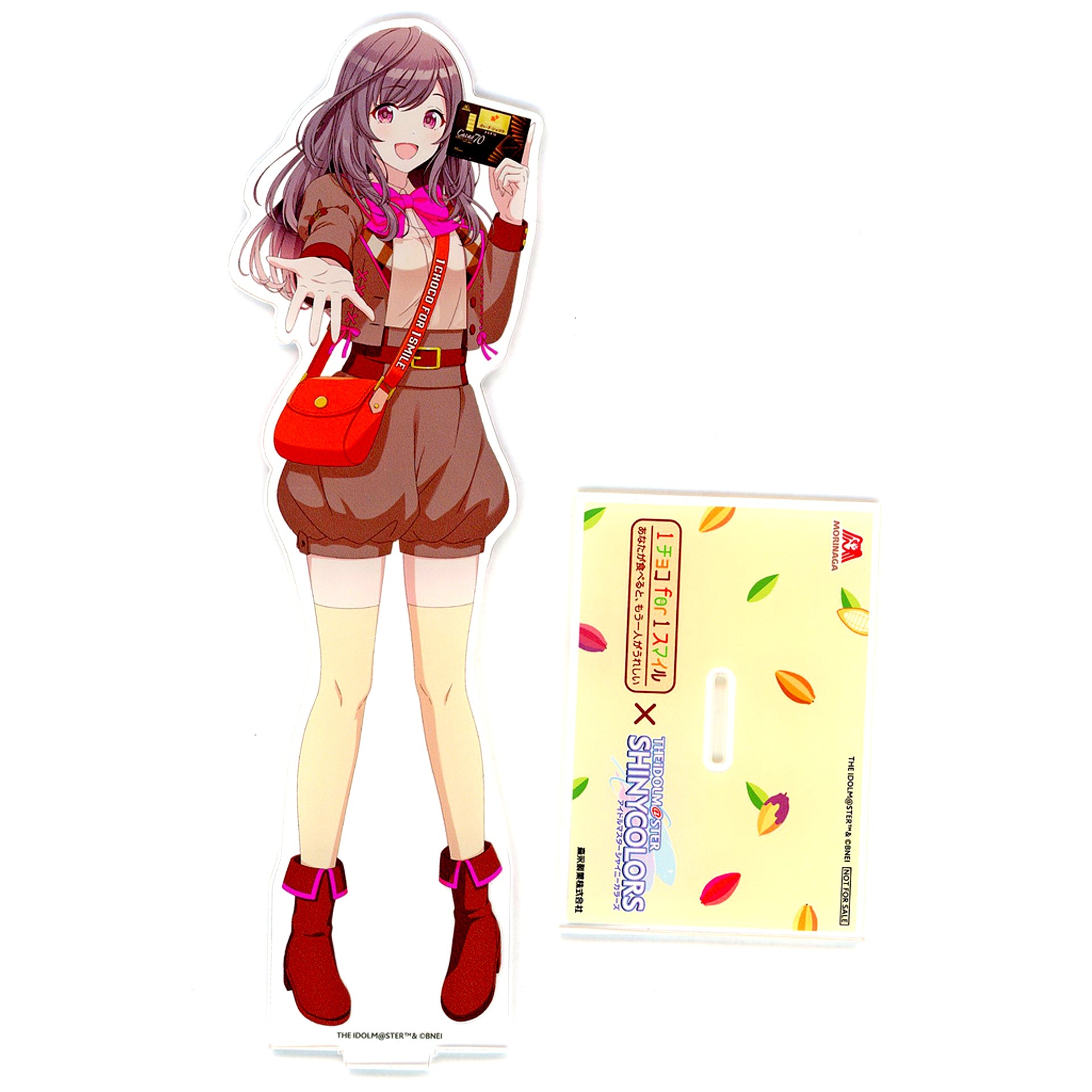 Kogane Tsukioka THE IDOLM@STER SHINY COLORS x Morinaga Seika Original Acrylic Stand 1 Choco for 1 Smile Solo Course Vol.4 Prize A Winner [USED]