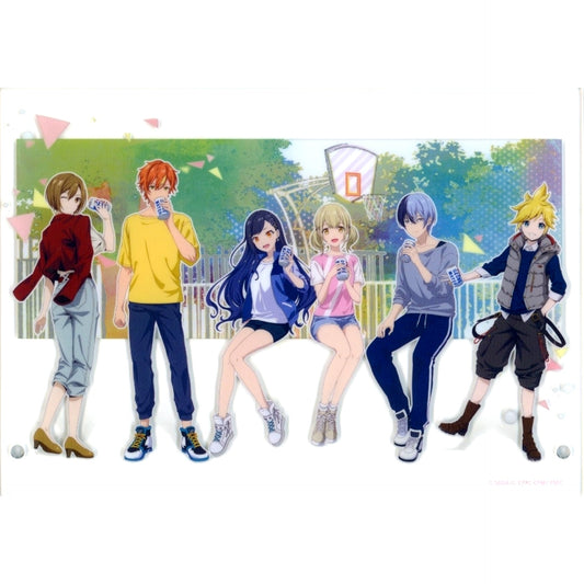 Vivid BAD SQUAD C Prize Acrylic Panel Happy Collection Kuji Project Sekai The Movie: Broken World and Miku Who Cannot Sing A Box [USED]