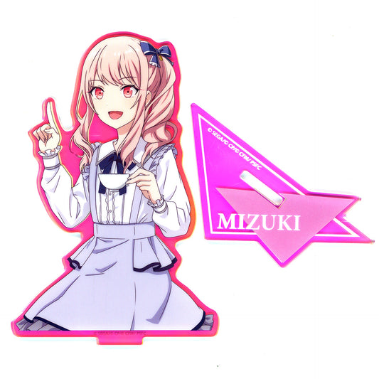 Mizuki Akiyama W Chance Prize Big Aurora Acrylic Stand Happy Collection Kuji Project Sekai The Movie: Broken World and Miku Who Cannot Sing B Box [USED]