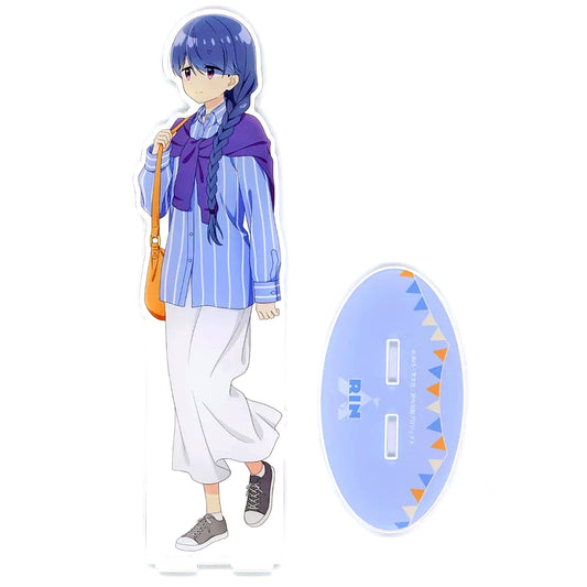 Rin Shima Illustration Walking Ver. Extra Large Acrylic Stand Yuru Camp SEASON 3 Animate Fair [USED]