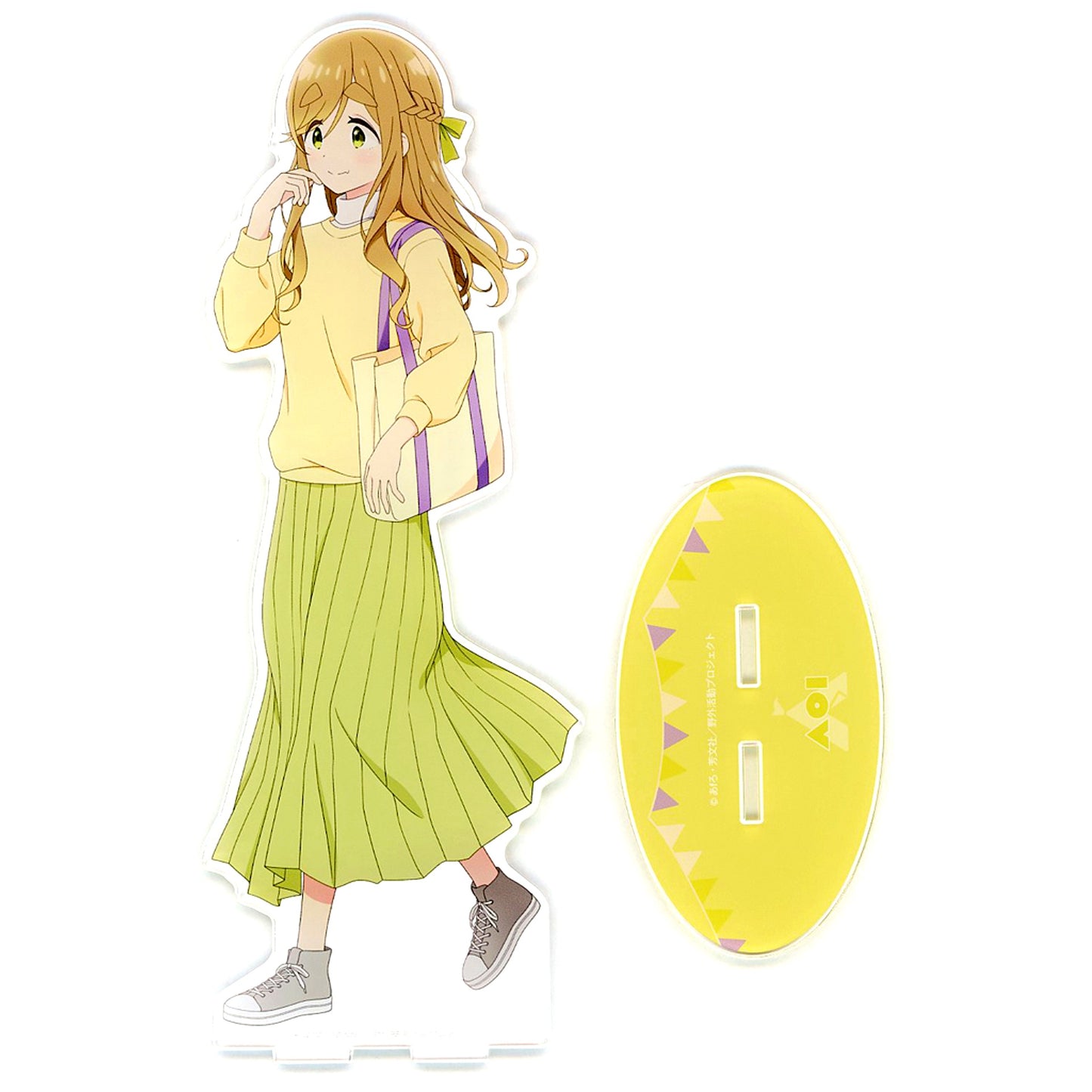 Aoi Inuyama Yuru Camp SEASON 3 Animate Fair Walking Ver. Illustration Extra Large Acrylic Stand [USED]
