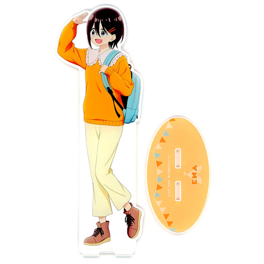 Ena Saito Illustration Walking Ver. Extra Large Acrylic Stand Yuru Camp SEASON 3 Animate Fair [USED]
