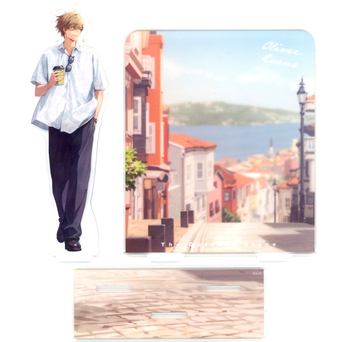 Oliver Evans Virtual YouTuber Nijisanji Acrylic Diorama The Outdoor Scene [USED]