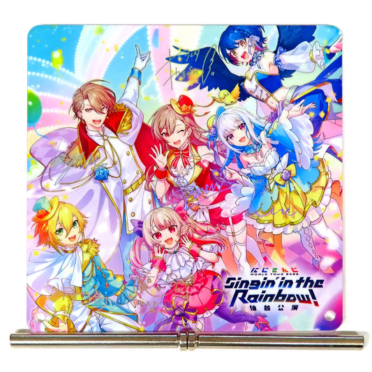 Group Mini Acrylic Panel Virtual YouTuber Nijisanji WORLD TOUR 2025 Singin' in the Rainbow! Sendai Performance Venue Limited Target Product Purchase Bonus [USED]