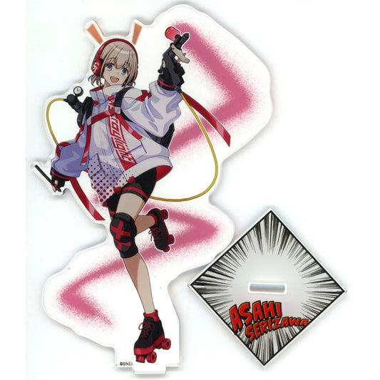 Asahi Serizawa Illustration Acrylic Stand The Idolmaster Shiny Colors Jimuteki Hikari Sora Kiroku / Coherent Light Tsutaya x Comics Pop Up [USED]