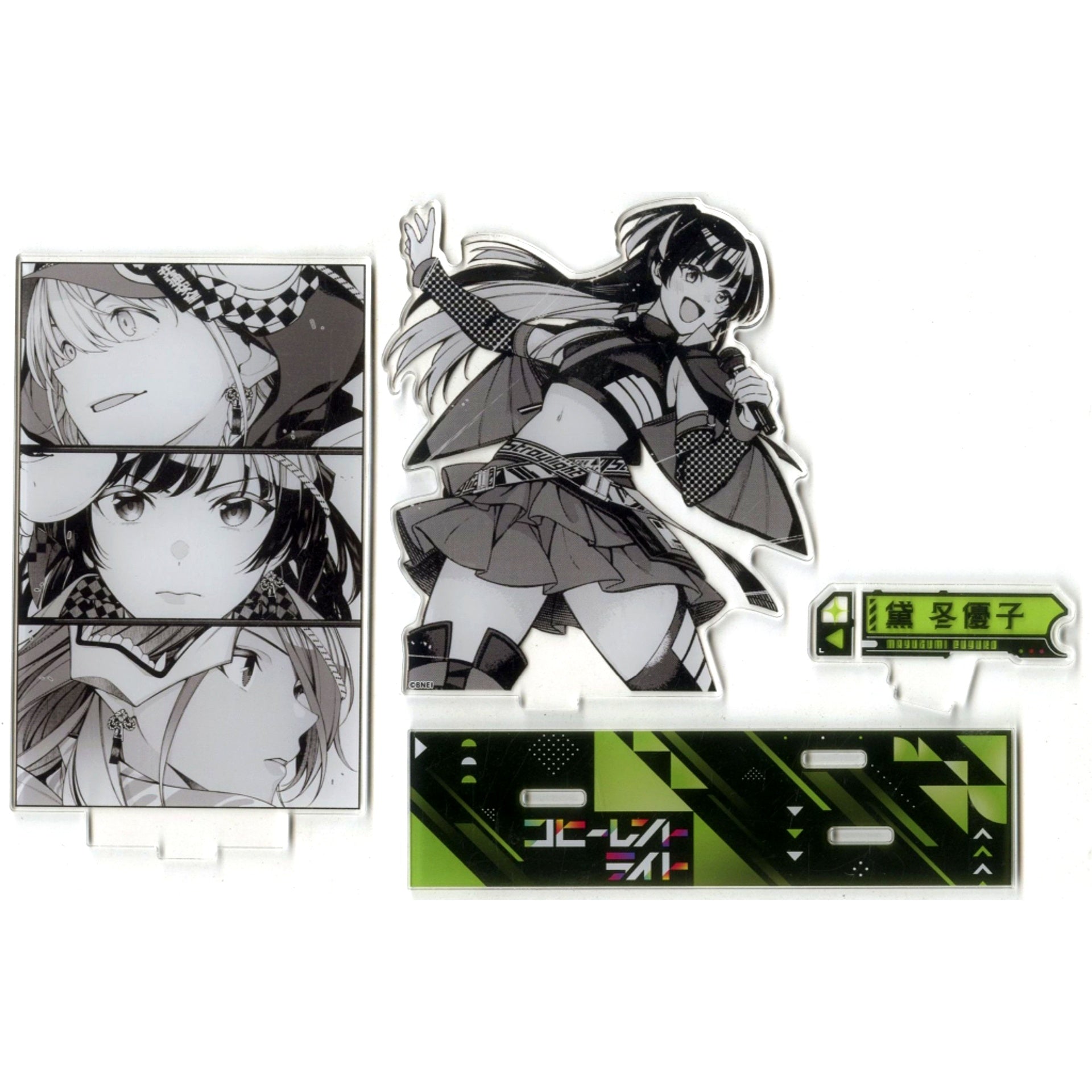Fuyuko Mayuzumi The Idolmaster Shiny Colors Comic Acrylic Stand Jimuteki Hikari Sora Kiroku / Coherent Light TSUTAYA x COMICS POP UP [USED]