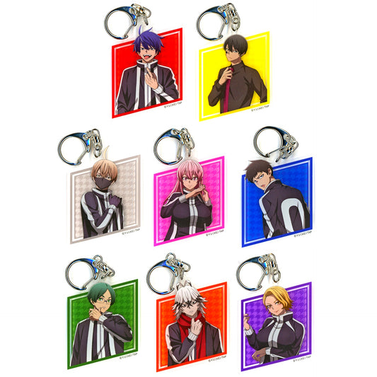 Set of 8 Tougen Anki Acrylic Keychain Collection [USED]