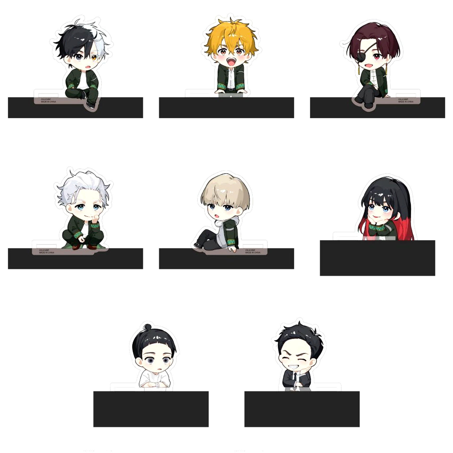 Set of 6 Wind Breaker Kado Chara 2 [USED]