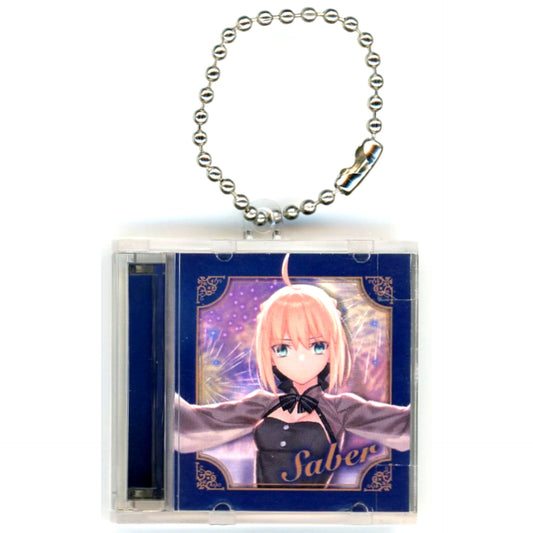 Saber Fate/stay night CD Case Style Acrylic Charm Fate/stay night 20th Anniversary Concert Finale [USED]
