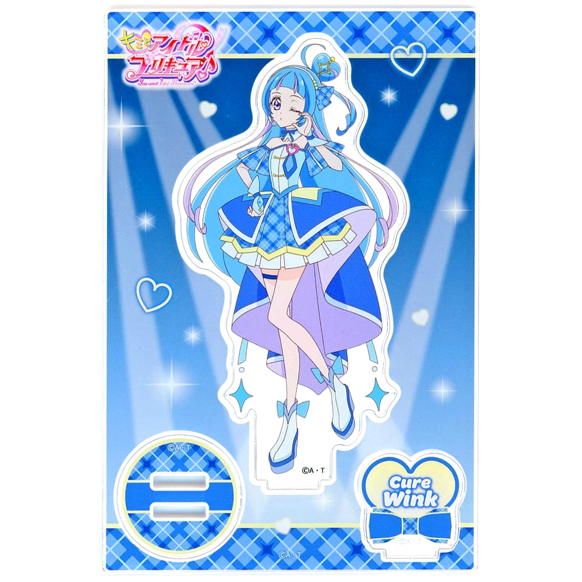 Cure Wink You and Idol Pretty Cure Acrylic Stand Pretty Store Limited [USED]