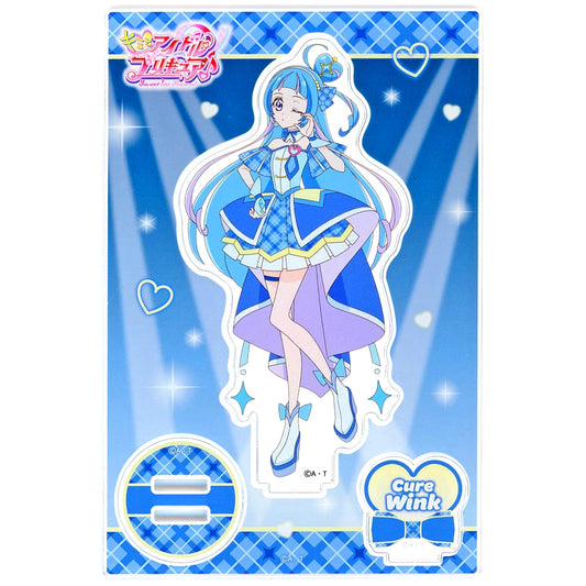 Cure Wink You and Idol Pretty Cure Acrylic Stand Pretty Store Limited [USED]