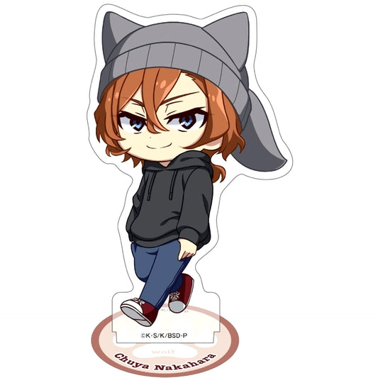 Chūya Nakahara Cat Ear Knit Series Mini Acrylic Stand Bungo Stray Dogs [USED]