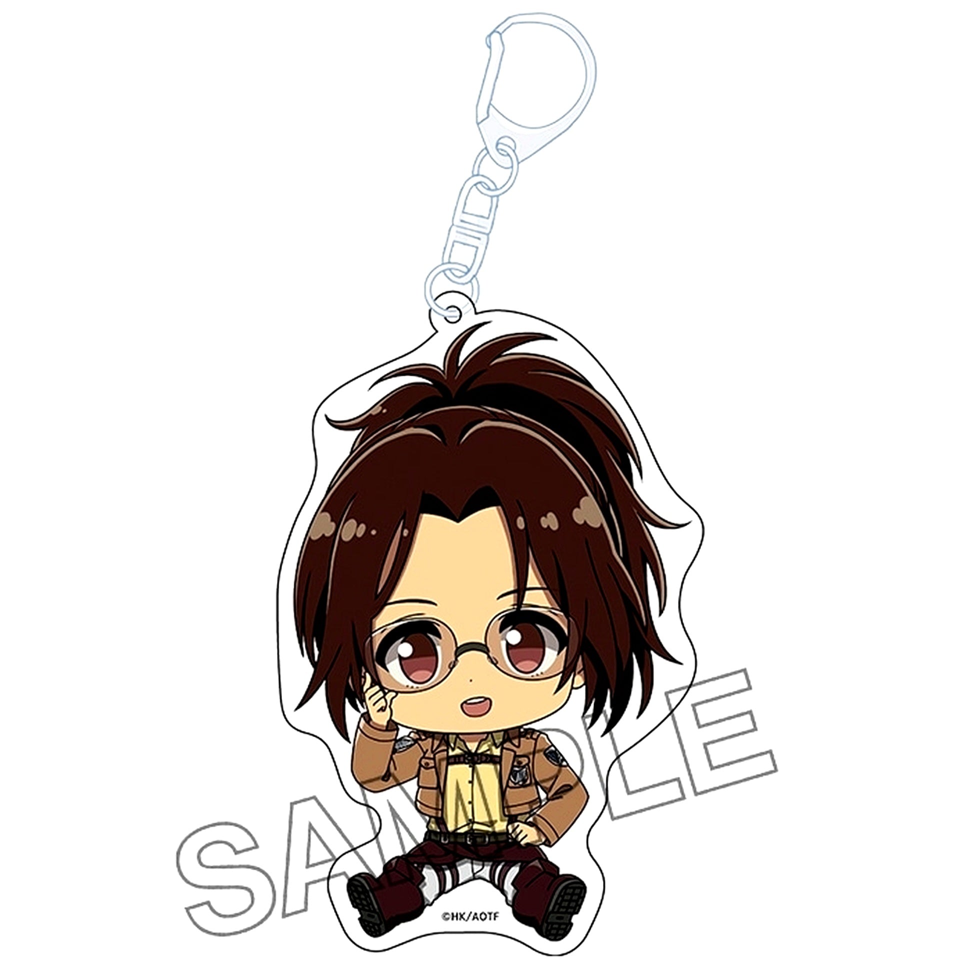 Hange Zoe Attack on Titan Petanko Acrylic Keychain vol.1 [USED]