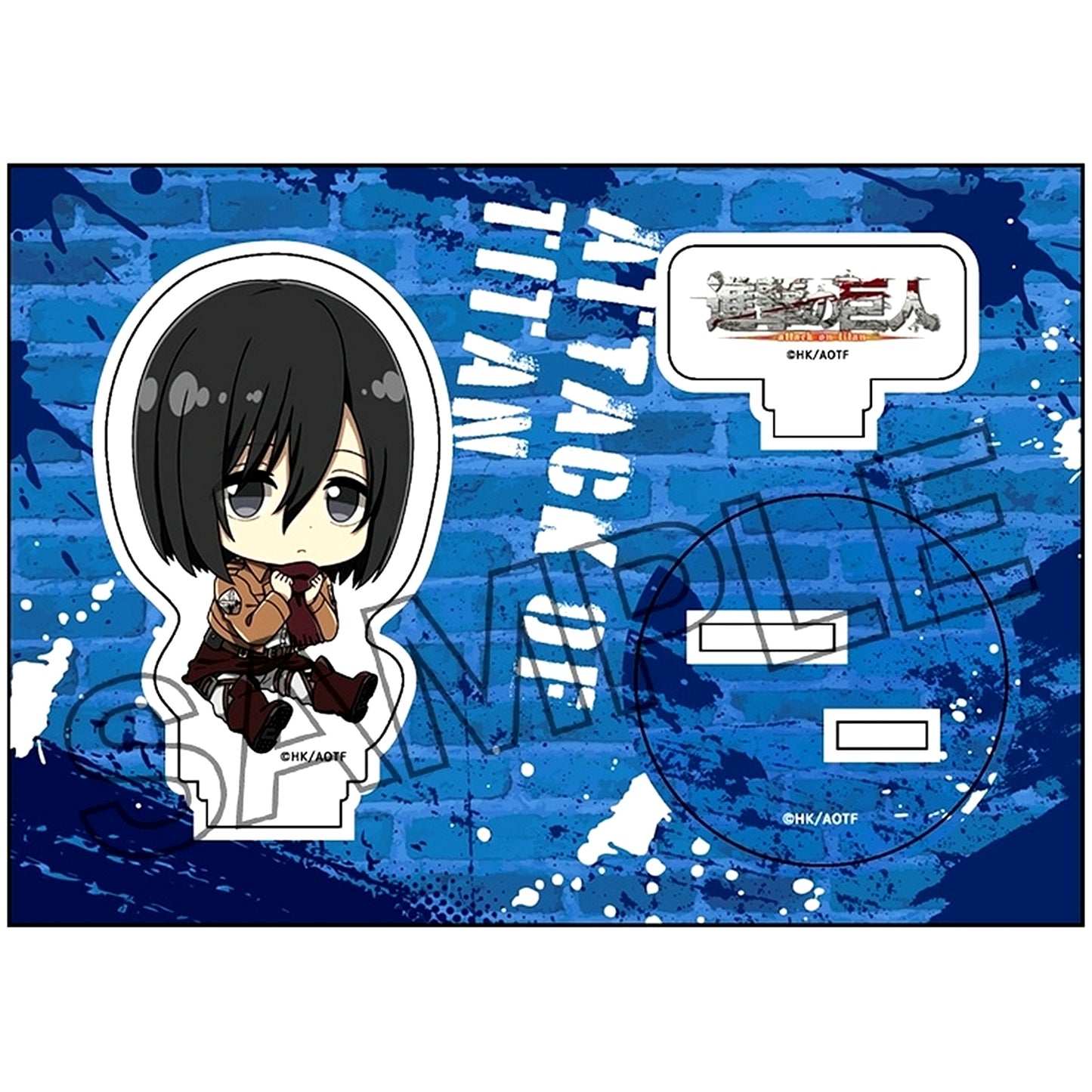 Mikasa Ackerman Attack on Titan Petanko Acrylic Figure Vol.1 [USED]