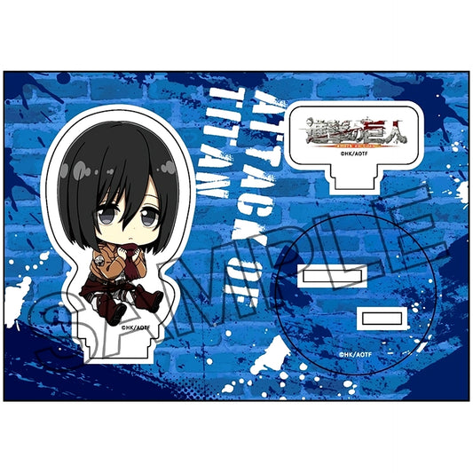 Mikasa Ackerman Attack on Titan Petanko Acrylic Figure Vol.1 [USED]
