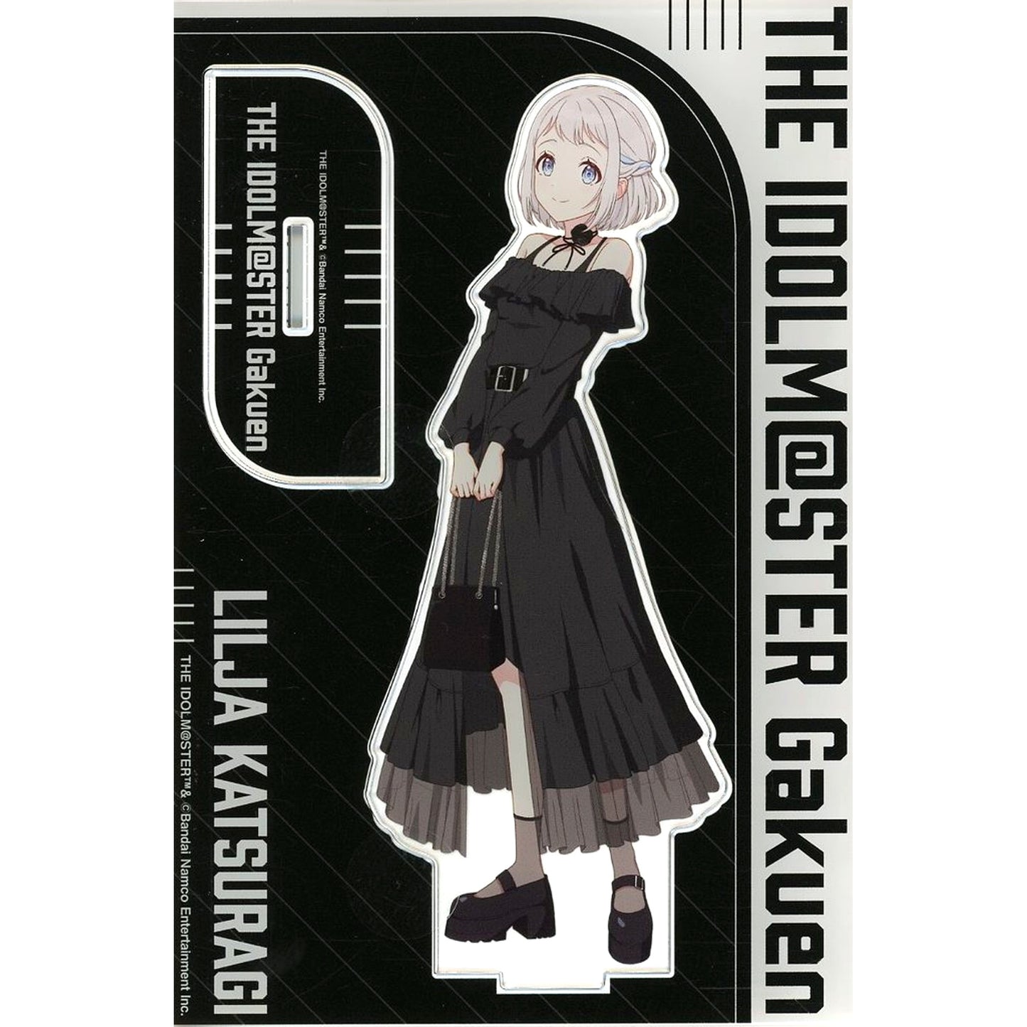 Lilja Katsuragi Big Acrylic Stand Gakuen Idolmaster BLACK COLLECTION by ZOZOTOWN [USED]
