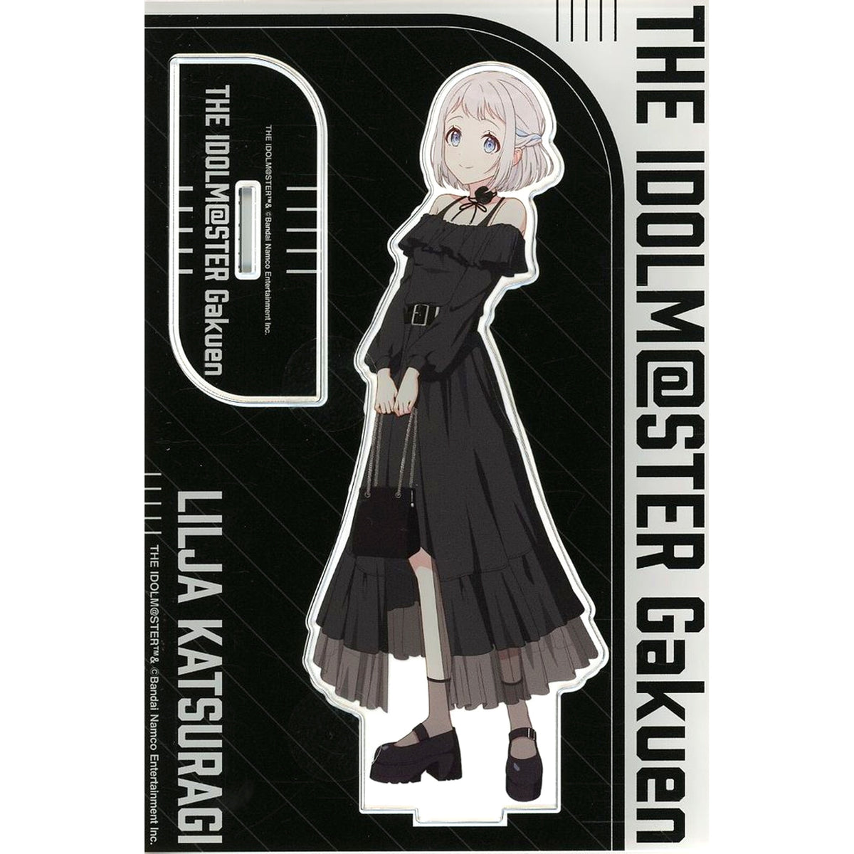 Lilja Katsuragi Big Acrylic Stand Gakuen Idolmaster BLACK COLLECTION by ZOZOTOWN [USED]