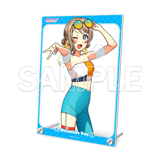 You Watanabe Aqours A5 Acrylic Panel Love Live! Sunshine!! [USED]