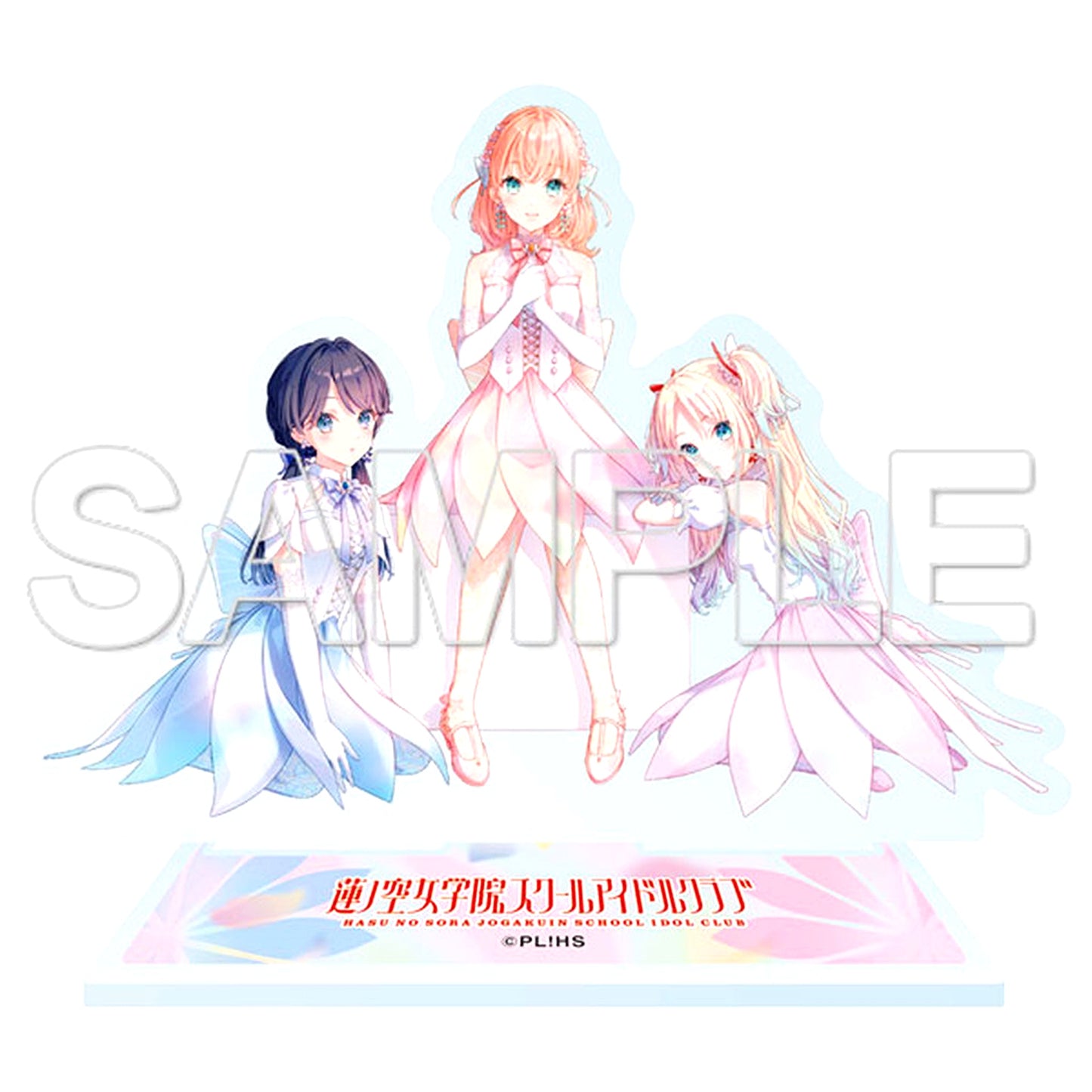 Kaho and Sayaka and Rurino Acrylic Figure Love Live! Hasunosora Girls High School Idol Club [USED]