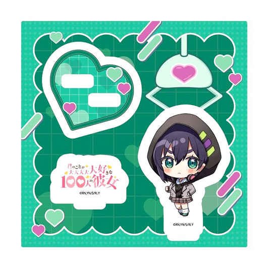 Kurumi Haraga Mini Character Illustration 08. The 100 Girlfriends Who Really, Really, Really, Really, Really Love You Acrylic Stand Plate [USED]