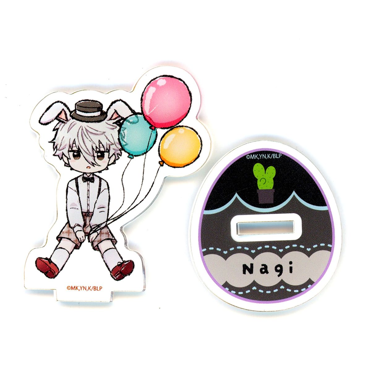 Seishiro Nagi Blue Lock Acrylic Petit Stand 08 Easter Ver. Graphart Illustration [USED]