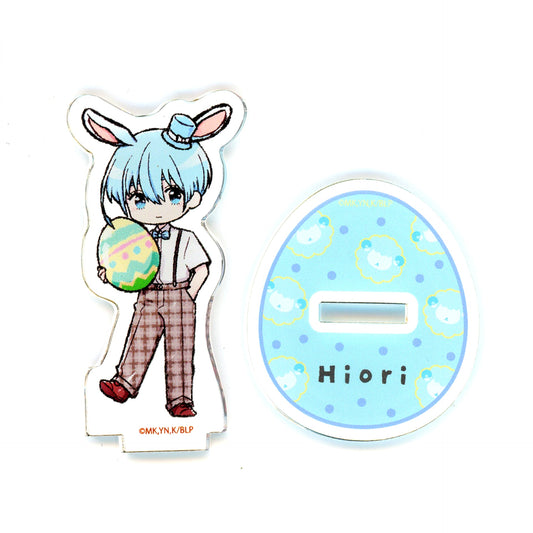 Yo Hiori 09. Easter Ver. GraffArt Illustration Acrylic Petit Stand Blue Lock [USED]