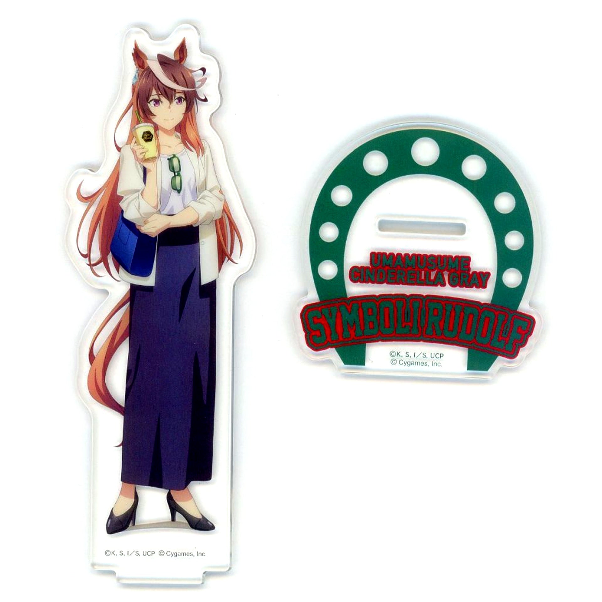 Symboli Rudolf Umamusume: Cinderella Gray x Lawson Acrylic Stand [USED]