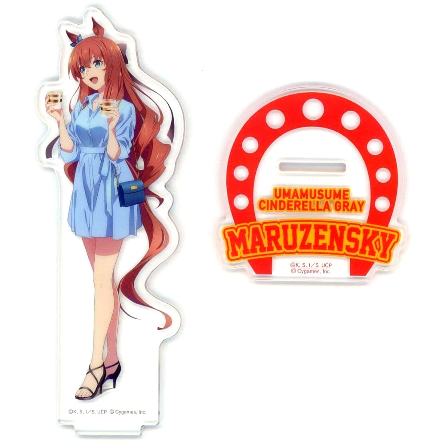 Maruzensky Umamusume: Cinderella Gray Acrylic Stand Lawson Collaboration [USED]