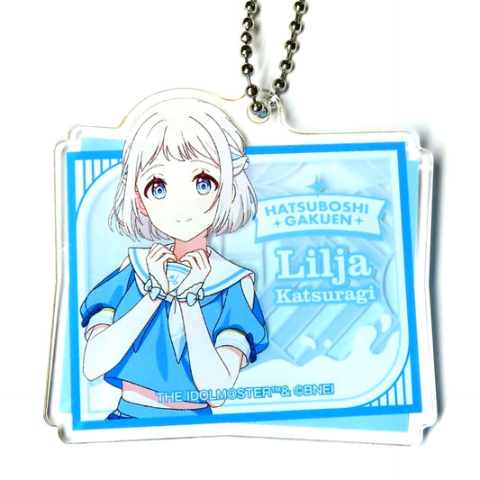Lilja Katsuragi Gakuen Idolmaster Acrylic Keychain Lawson [USED]