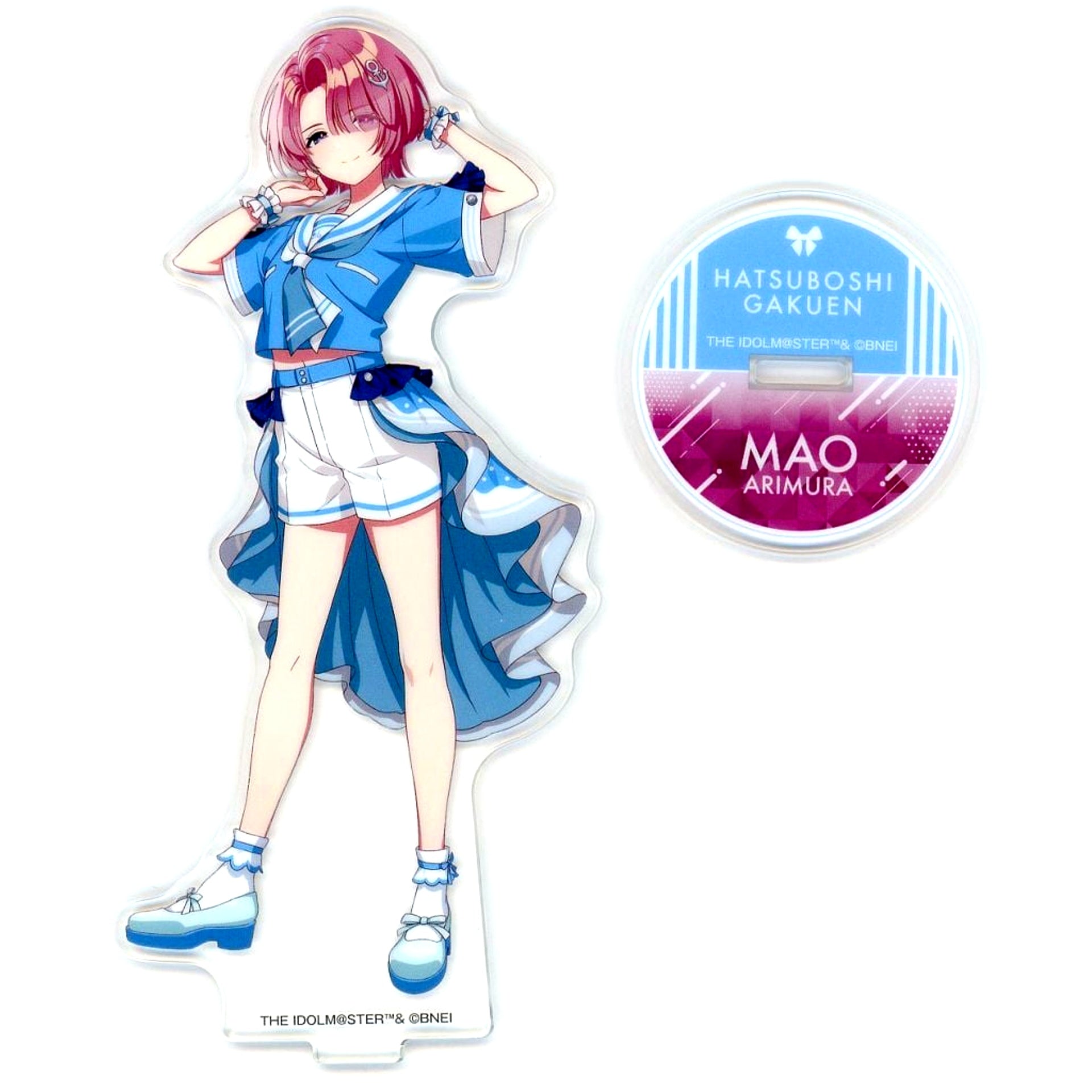 Mao Arimura Gakuen Idolmaster Acrylic Stand Lawson [USED]