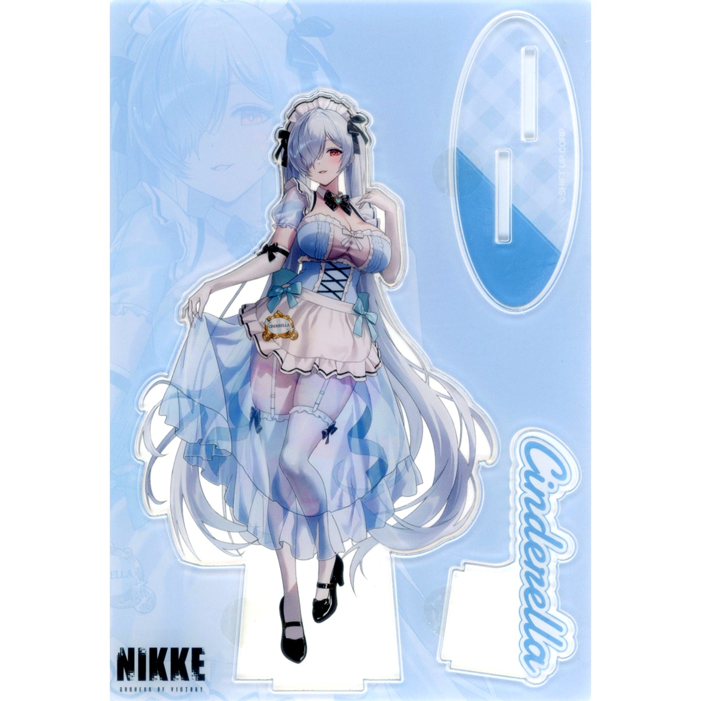 Cinderella Goddess of Victory: NIKKE x and GALLERY Collaboration Cafe BIG Life-size Illustration Acrylic Stand [USED]