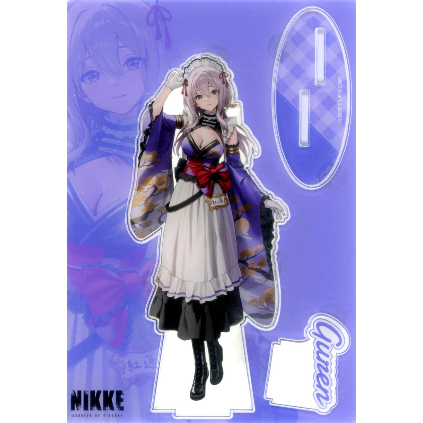 Scarlet Goddess of Victory: Nikke x and GALLERY Collaboration Cafe BIG Life-size Illustration Acrylic Stand [USED]
