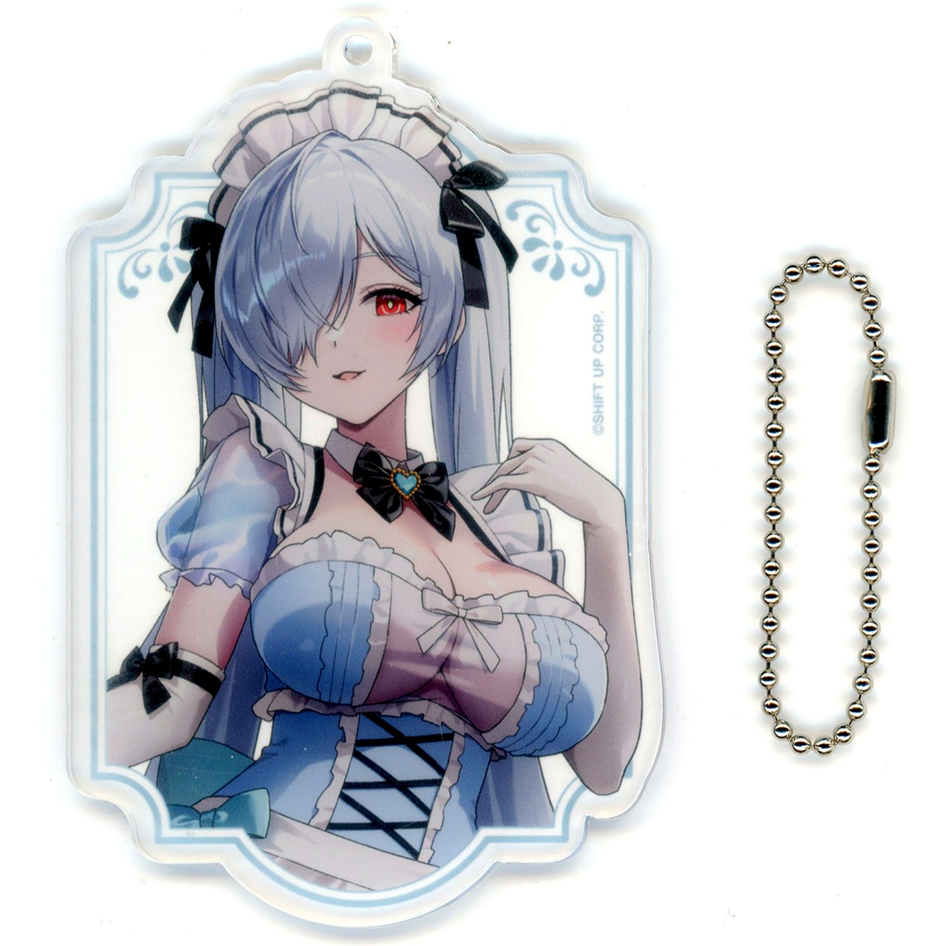 Cinderella Goddess of Victory: NIKKE Full Body Illustration Acrylic Keychain and GALLERY Collaboration Cafe [USED]