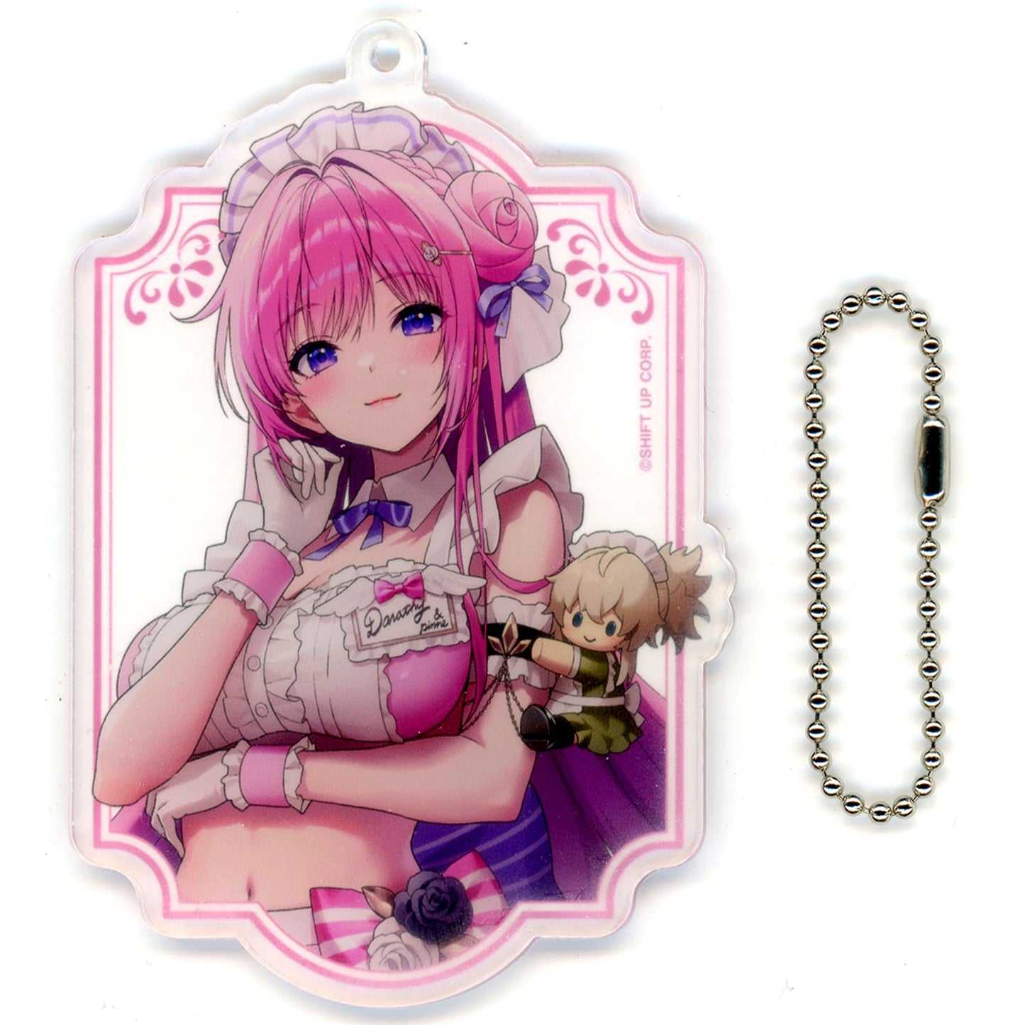 Dorothy Goddess of Victory: NIKKE Full Body Illustration Acrylic Keychain and GALLERY Collaboration Cafe [USED]
