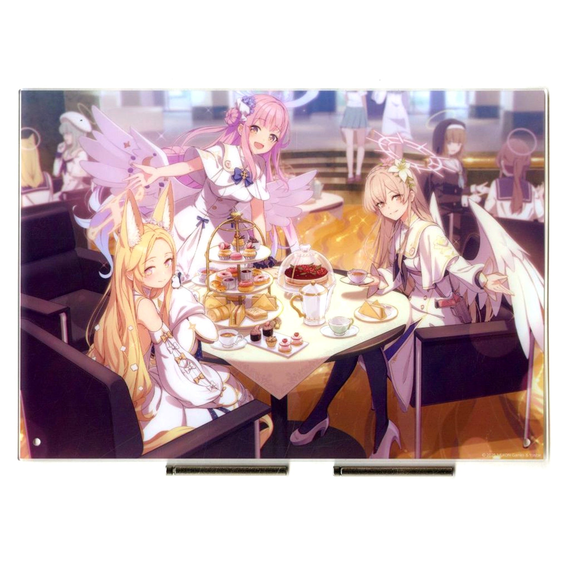 Tea Party Blue Archive 4th Anniversary Acrylic Plate 2025 [USED]