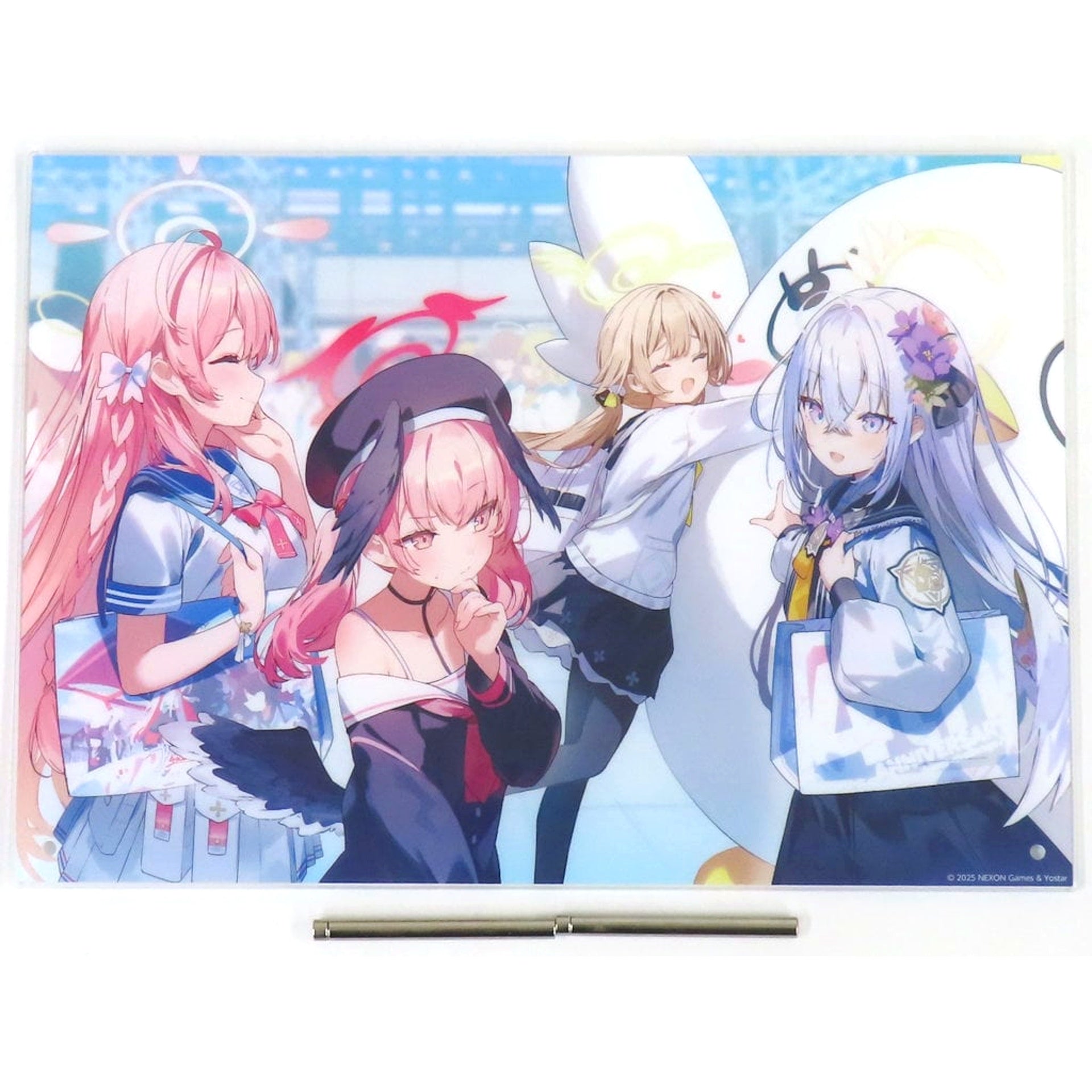 Make-Up Work Club Blue Archive Acrylic Plate 2025 4th Anniversary [USED]