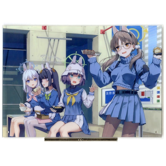 RABBIT Squad Acrylic Plate 2025 Blue Archive 4th Anniversary [USED]