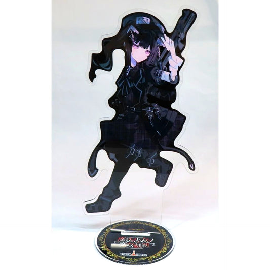 Nanoka Kurobe Illustration BIG Acrylic Stand Mahou Shoujo no Majo Saiban in Tokyo Tower Genei no Majo Saiban [USED]