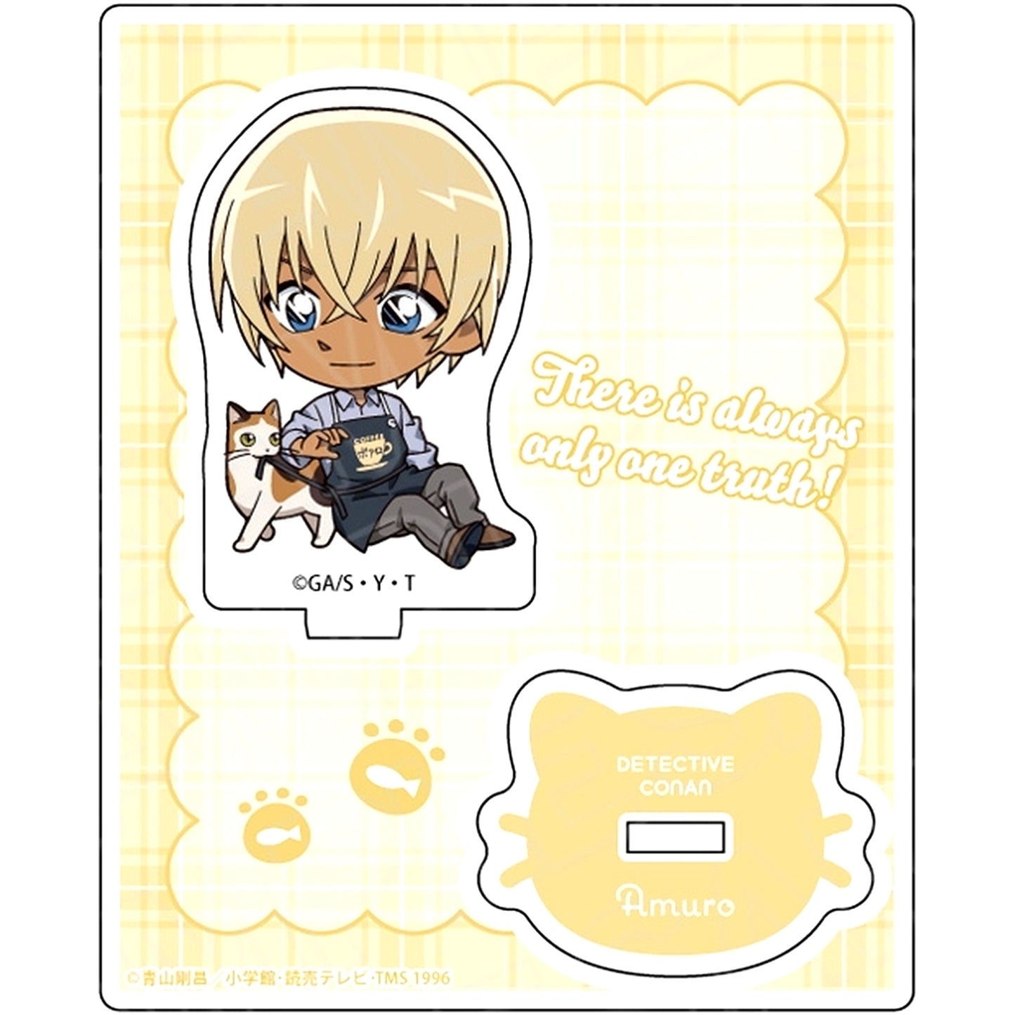 Toru Amuro Detective Conan Deformed Cat Ver. 4 Acrylic Stand [USED]