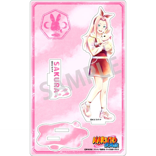 Sakura Haruno Boyhood Animal Kamiani TOUCH Acrylic Stand Naruto Shippuden [USED]