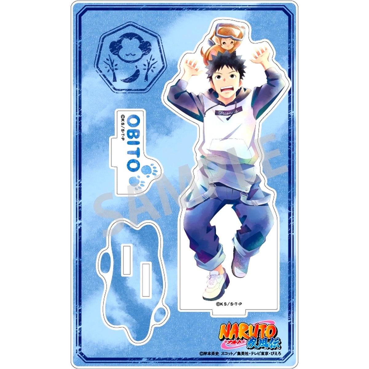 Obito Uchiha Boyhood x Animal Kamiani Touch Acrylic Stand Naruto Shippuden [USED]