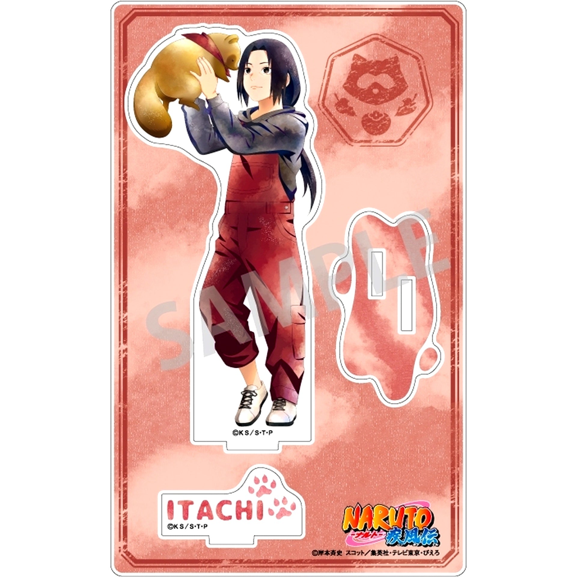 Itachi Uchiha Boyhood Animal Kamiani TOUCH Acrylic Stand Naruto Shippuden [USED]