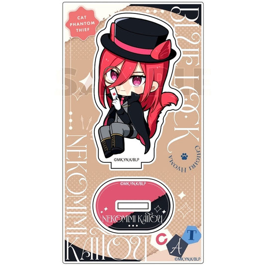Hyoma Chigiri Cat-Eared Thief Acrylic Stand Blue Lock [USED]