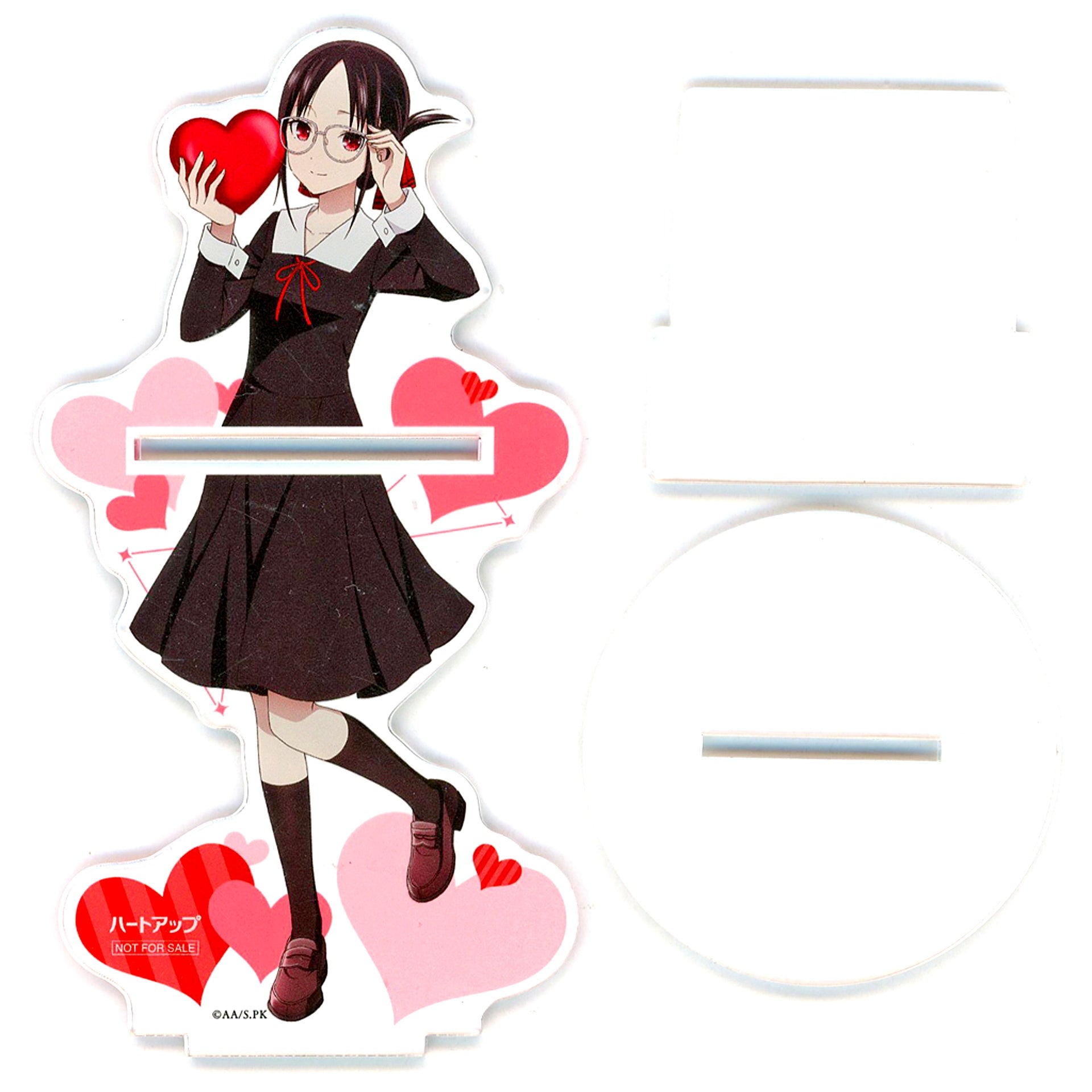 Kaguya Shinomiya Acrylic Glasses Stand Kaguya-sama: Love Is War -Ultra Romantic- x Heart Up Purchase Bonus Item [USED]