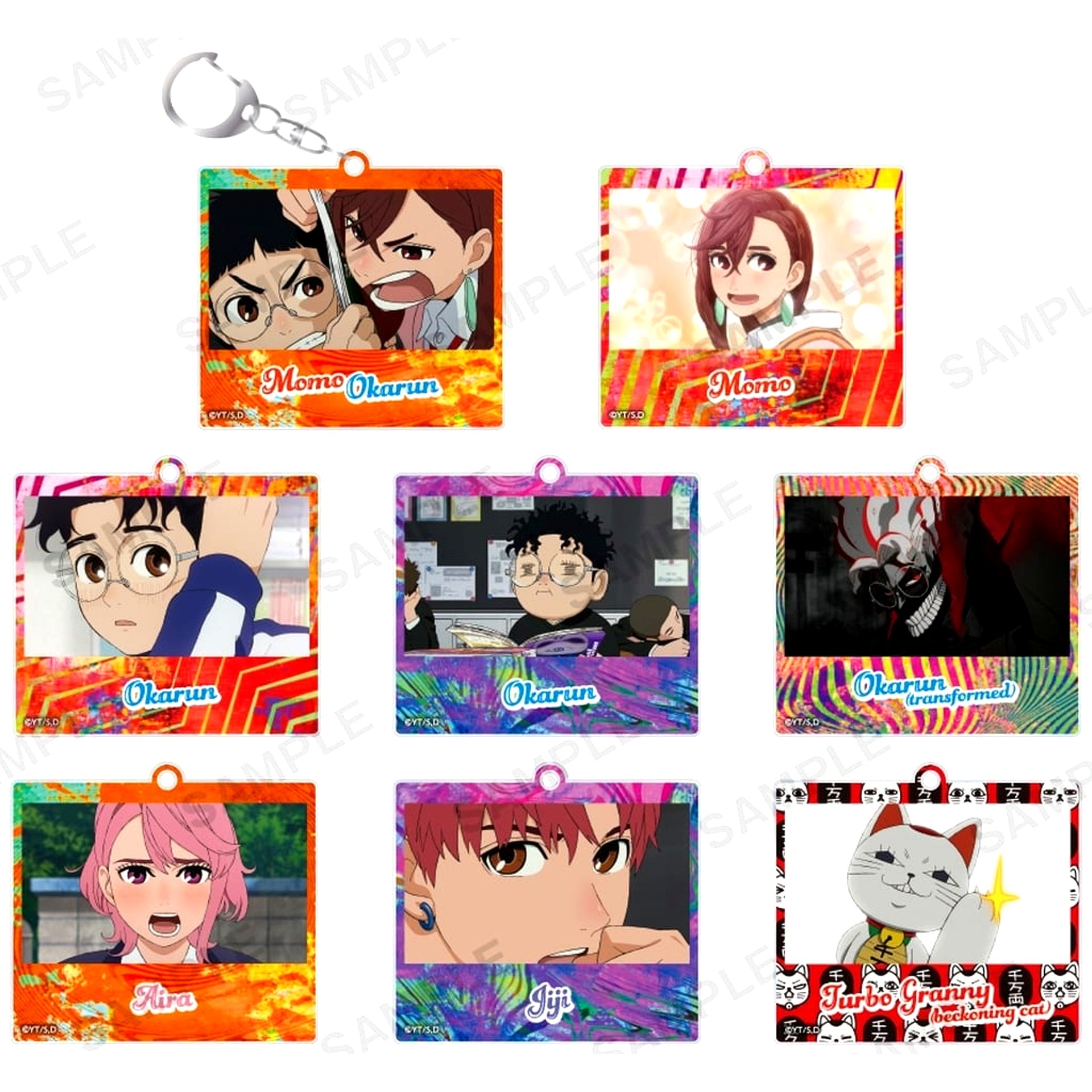 Dandadan Trading Acrylic Keychain Vol.1 Complete Set of 8 [USED]