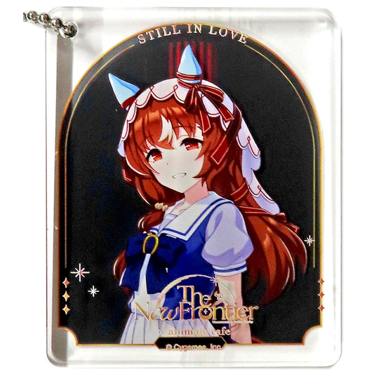 Still in Love Umamusume Pretty Derby 6th EVENT The New Frontier Animate Cafe CoLotta Trading Acrylic Plate Keychain Group B [USED]