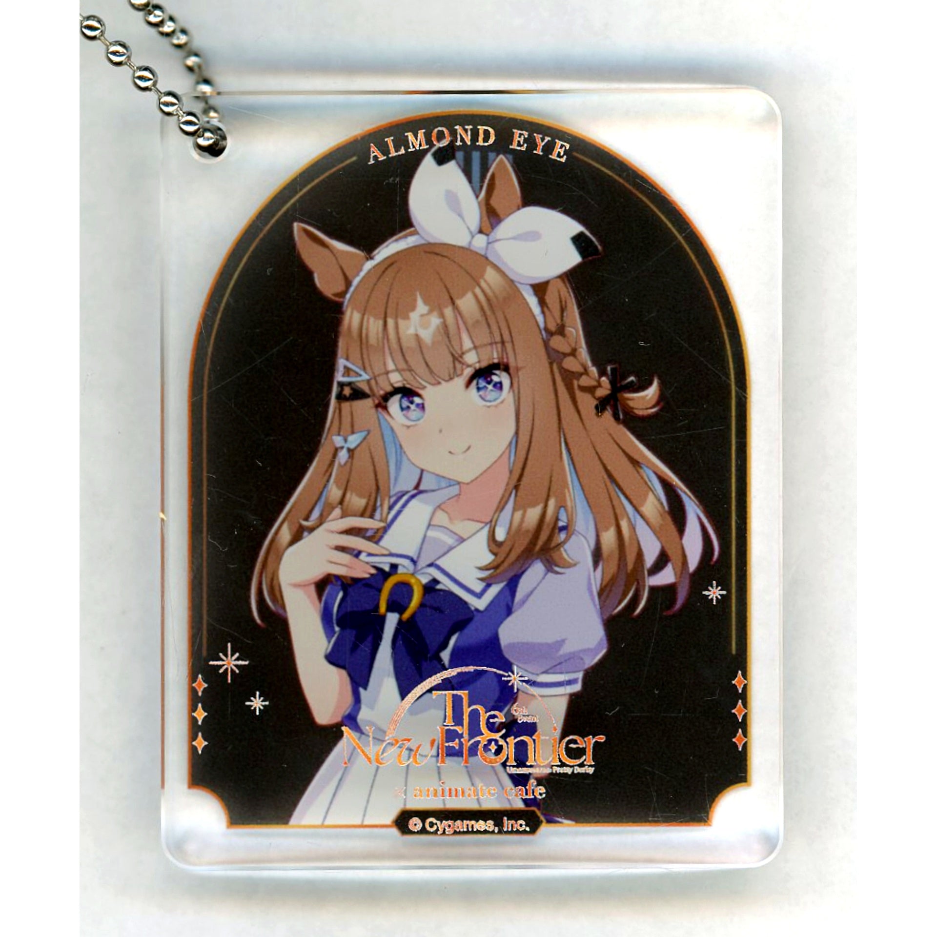 Almond Eye CoLotta Trading Acrylic Plate Keychain Group B Uma Musume Pretty Derby 6th EVENT The New Frontier x animatecafe Branch [USED]