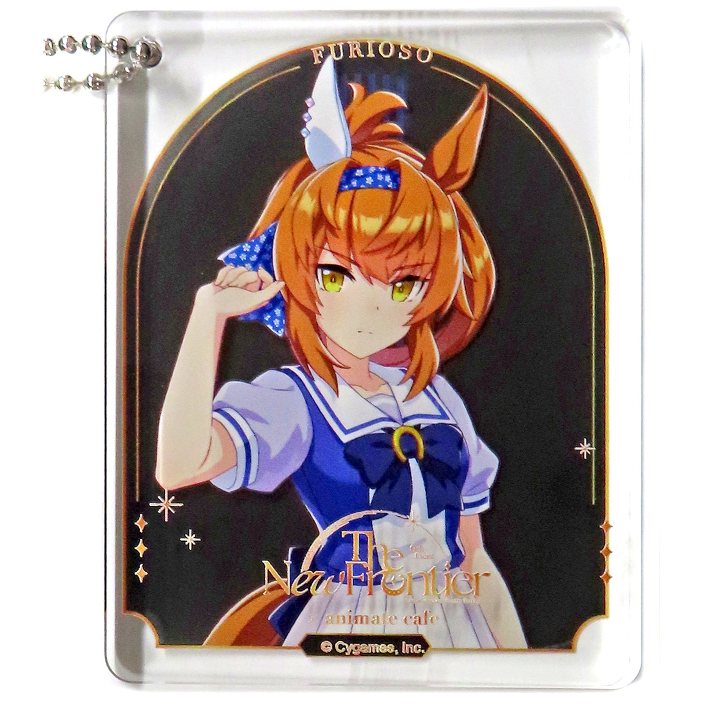 Furioso Uma Musume Pretty Derby CoLotta Trading Acrylic Plate Keychain Group D 6th EVENT The New Frontier animatecafe [USED]
