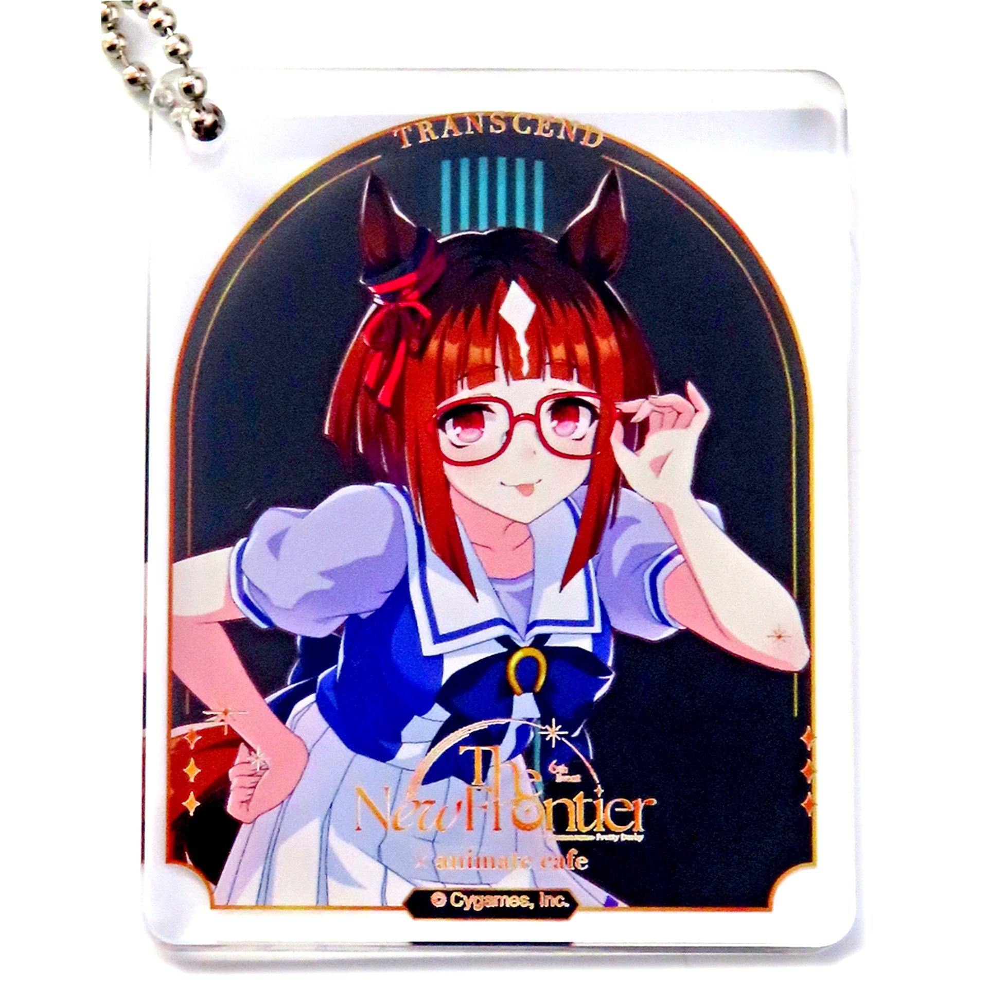 Transcend Umamusume Pretty Derby 6th EVENT The New Frontier Animate Cafe CoLotta Trading Acrylic Plate Keychain Group D [USED]